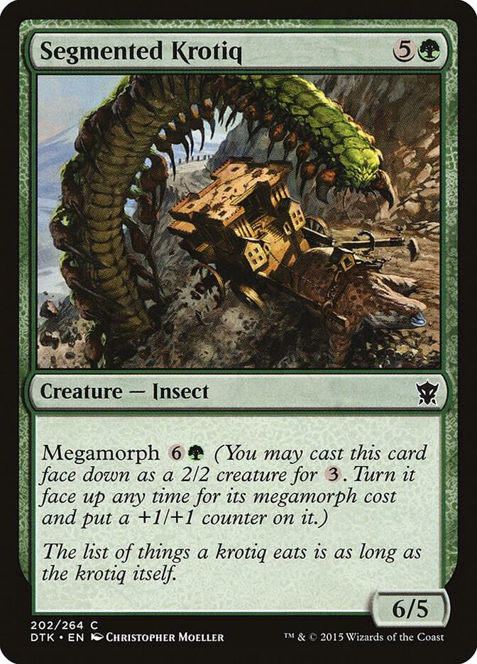 Segmented Krotiq (202) [Dragons of Tarkir]