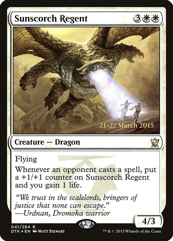 Sunscorch Regent (41) [Prerelease Cards]