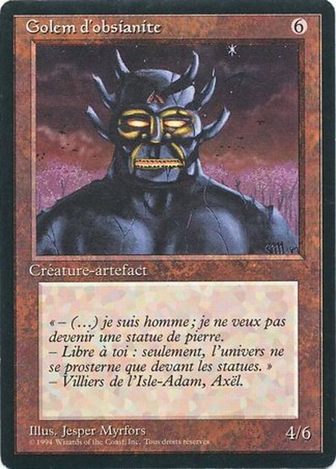 Obsianus Golem (268) [Foreign Black Border]