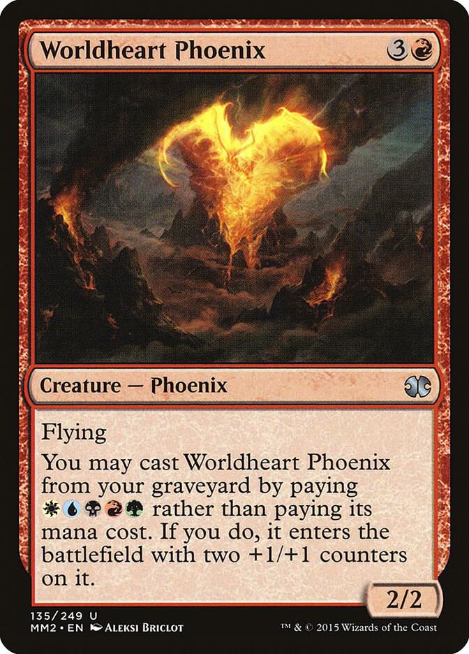 Worldheart Phoenix (135) [Modern Masters 2015]
