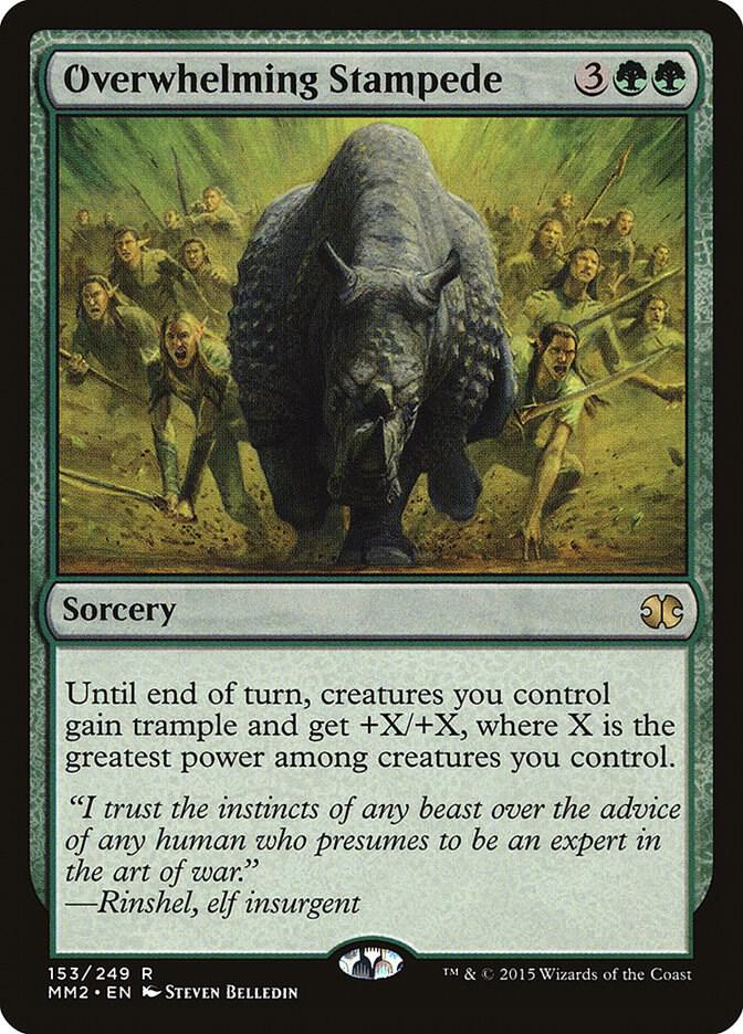Overwhelming Stampede (153) [Modern Masters 2015]