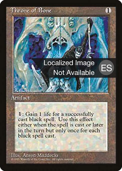 Throne of Bone (353) [Fourth Edition Foreign Black Border]