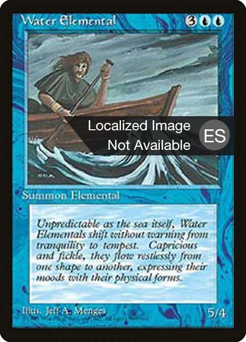 Water Elemental (115) [Fourth Edition Foreign Black Border]