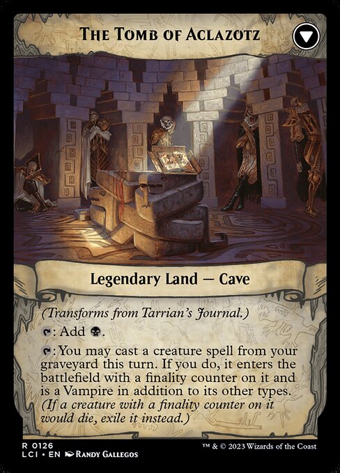 Tarrian's Journal (126) [The Lost Caverns of Ixalan] Reverse