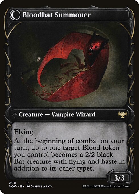 Voldaren Bloodcaster (Showcase) (298) [Innistrad: Crimson Vow] [Showcase] Reverse