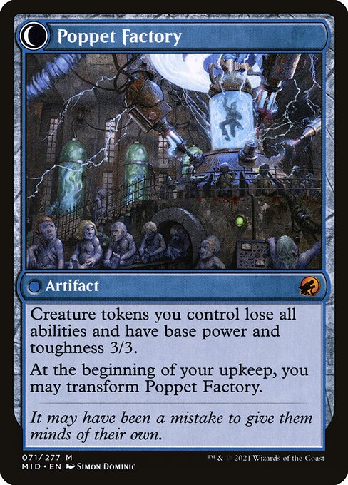 Poppet Stitcher (71) [Innistrad: Midnight Hunt] Reverse