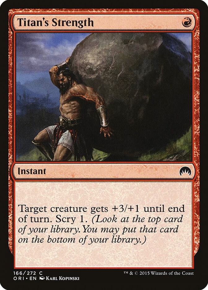 Titan's Strength (166) [Magic Origins]