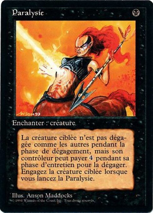 Paralyze (121) [Foreign Black Border]