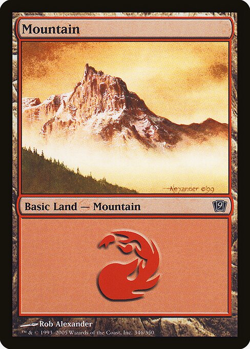 Mountain (346) (346★) [Ninth Edition]