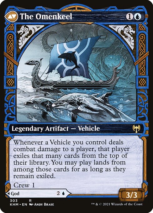 Cosima, God of the Voyage (Showcase) (303) [Kaldheim] [Showcase] Reverse