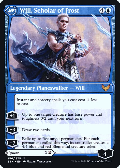 Rowan, Scholar of Sparks (156) [Prerelease Cards] Reverse