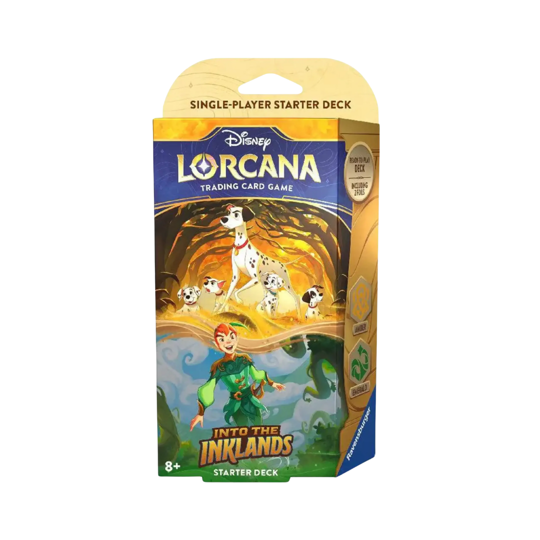 Disney Lorcana - Into the Inklands Starter Deck - Amber & Emerald