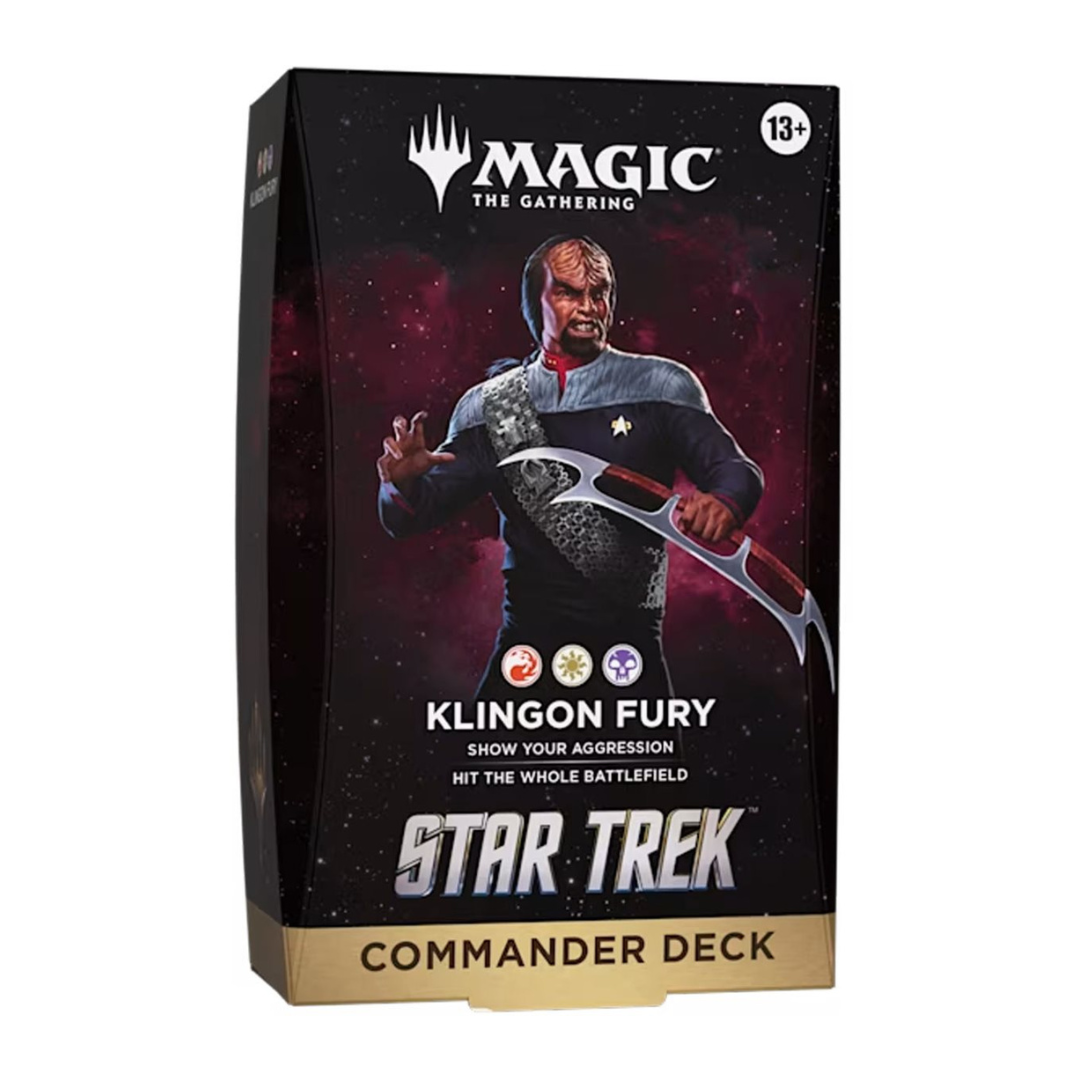 MTG Start Trek Commander Deck: Klingon Fury - Pre-Order