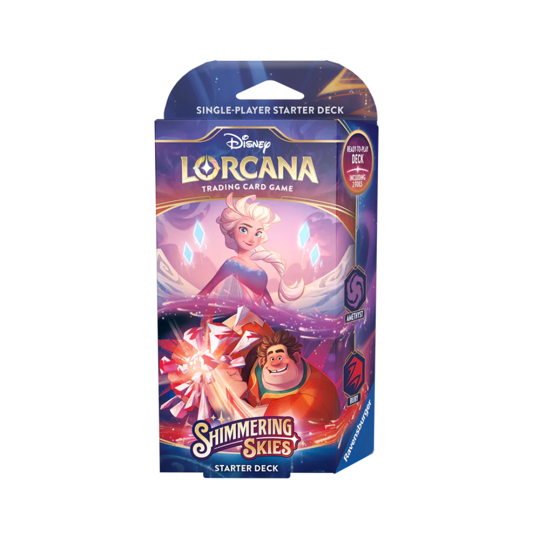 Disney Lorcana - Shimmering Skies Starter Deck - Amethyst & Ruby