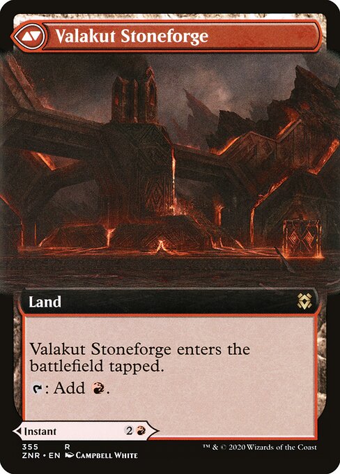 Valakut Awakening (Extended Art) (355) [Zendikar Rising] [Extended Art] Reverse