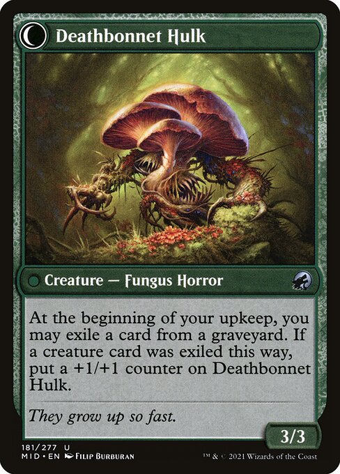 Deathbonnet Sprout (181) [Innistrad: Midnight Hunt] Reverse