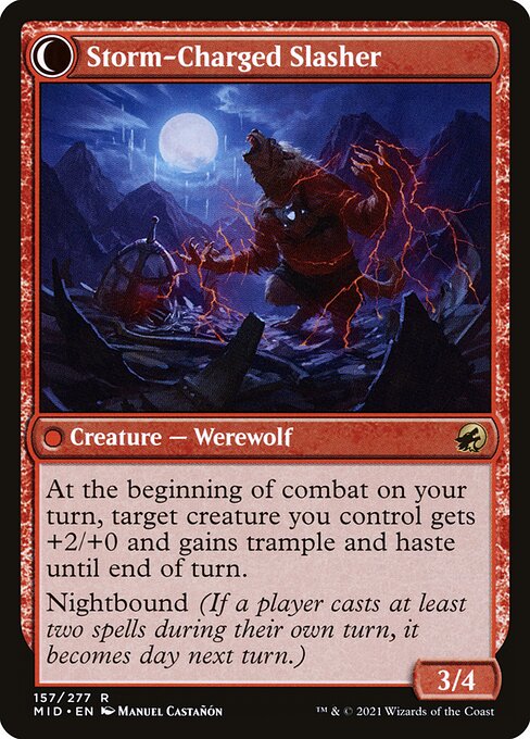 Reckless Stormseeker (157) [Innistrad: Midnight Hunt] Reverse