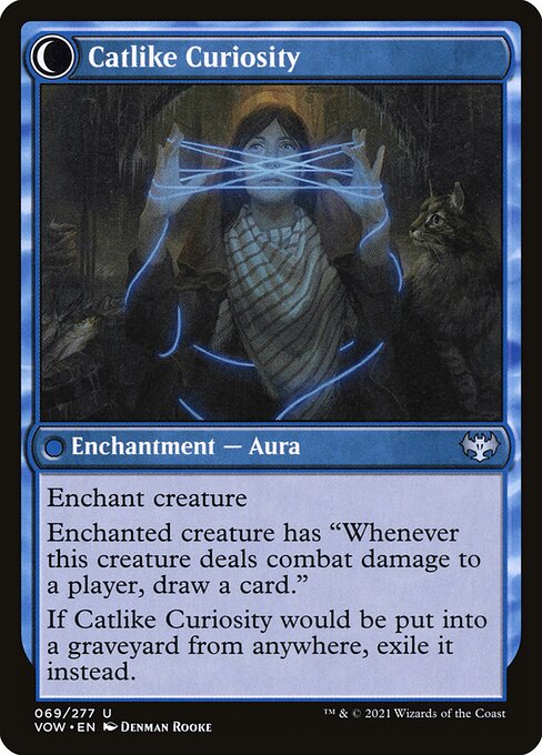 Mischievous Catgeist (69) [Innistrad: Crimson Vow] Reverse