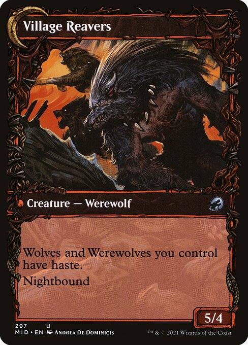 Village Watch (Showcase) (297) [Innistrad: Midnight Hunt] [Showcase] Reverse