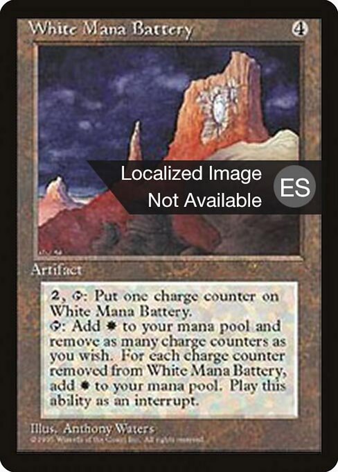 White Mana Battery (357) [Fourth Edition Foreign Black Border]