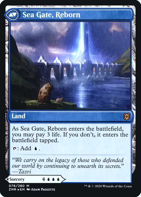 Sea Gate Restoration (76) [Prerelease Cards] Reverse