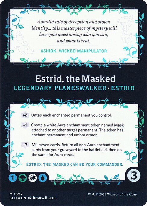 Estrid, the Masked (1327) [Secret Lair Drop] Reverse