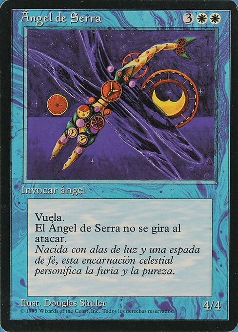 Serra Angel (50) [Fourth Edition Foreign Black Border]