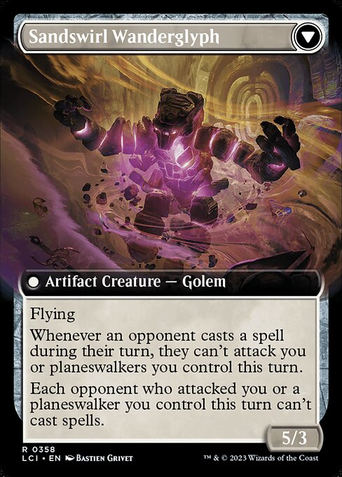 Unstable Glyphbridge (Extended Art) (358) [The Lost Caverns of Ixalan] [Extended Art] Reverse