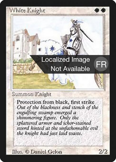 White Knight (44) [Foreign Black Border]