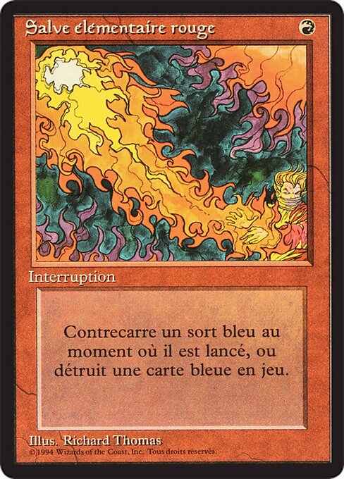 Red Elemental Blast (171) [Foreign Black Border]