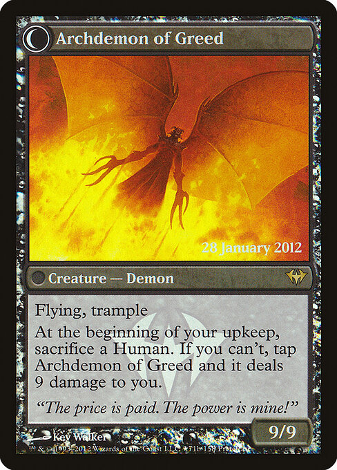 Ravenous Demon (71) [Prerelease Cards] Reverse