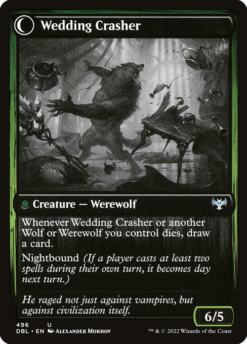 Wolfkin Outcast (496) [Innistrad: Double Feature] Reverse