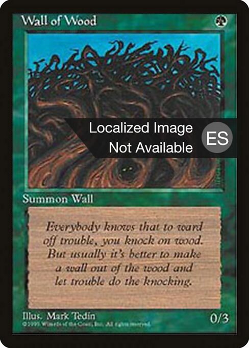 Wall of Wood (284) [Fourth Edition Foreign Black Border]