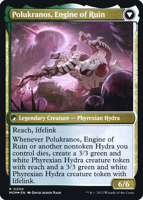 Polukranos Reborn (200) [Prerelease Cards] Reverse