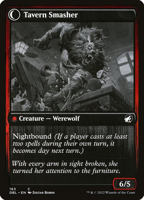 Tavern Ruffian (163) [Innistrad: Double Feature] Reverse