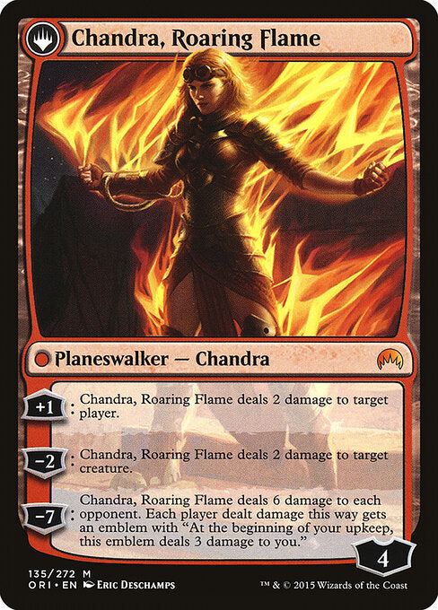 Chandra, Fire of Kaladesh (135) [Magic Origins] Reverse