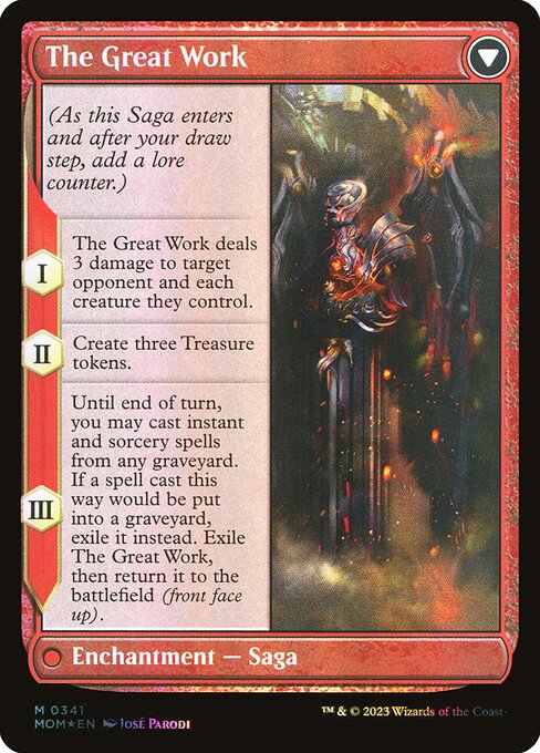 Urabrask (Serial Numbered) (341) [March of the Machine] [Borderless] Reverse