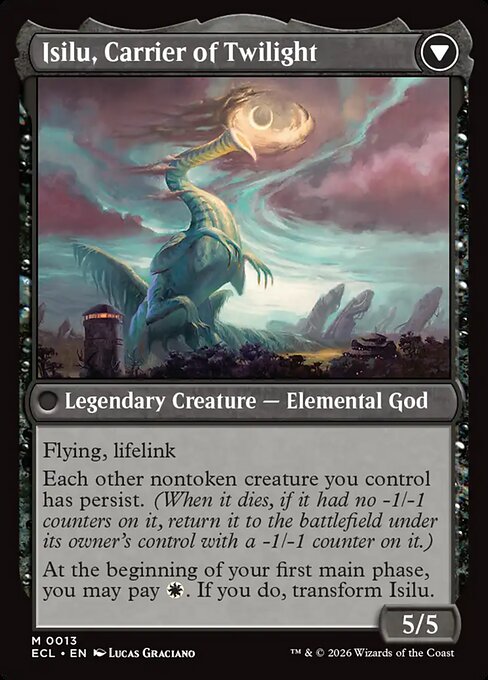 Eirdu, Carrier of Dawn (13) [Lorwyn Eclipsed] Reverse