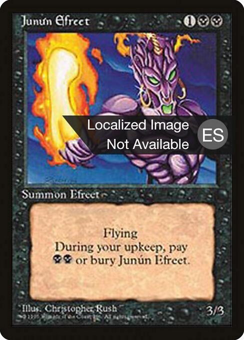 Junún Efreet (143) [Fourth Edition Foreign Black Border]