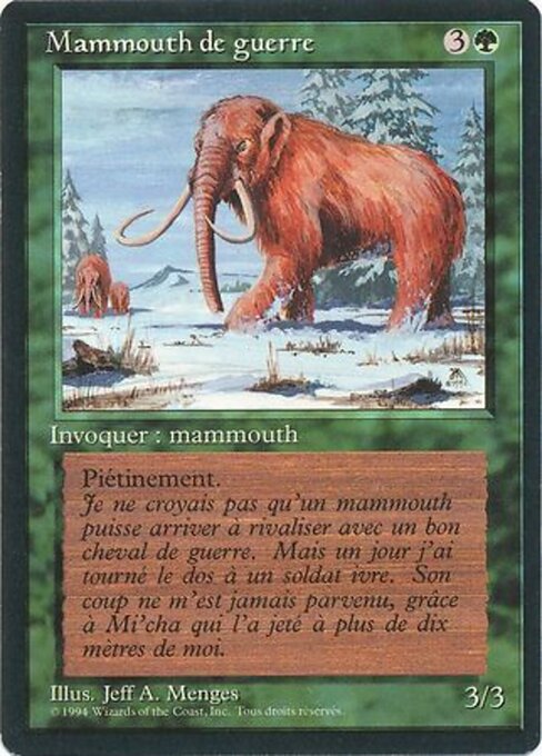 War Mammoth (228) [Foreign Black Border]