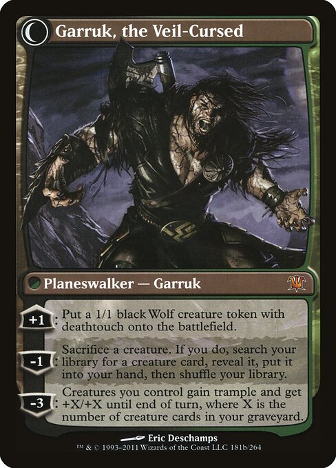 Garruk Relentless (181) [Innistrad] Reverse