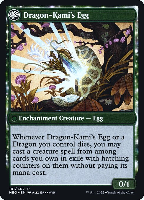 The Dragon-Kami Reborn (181) [Prerelease Cards] Reverse
