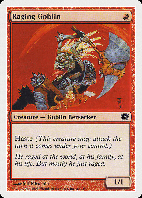 Raging Goblin (209) [Ninth Edition]