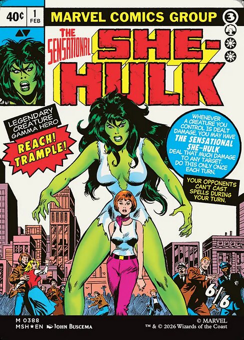 Jennifer Walters (Borderless) (0388) [Marvel Super Heroes] Reverse