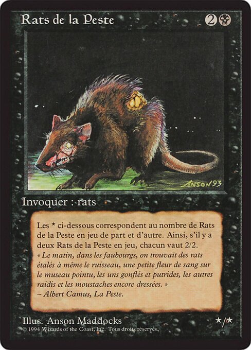 Plague Rats (123) [Foreign Black Border]