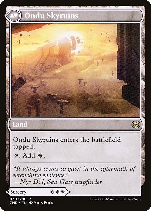 Ondu Inversion (30) [Zendikar Rising] Reverse