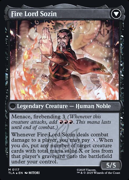 The Rise of Sozin (117) [Prerelease Cards] Reverse