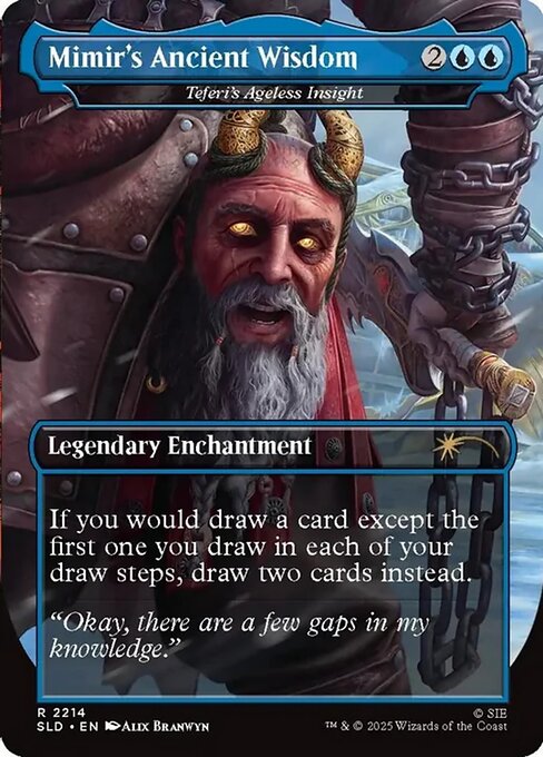 Mimir's Ancient Wisdom - Teferi's Ageless Insight (2214) [Secret Lair Drop] Reverse