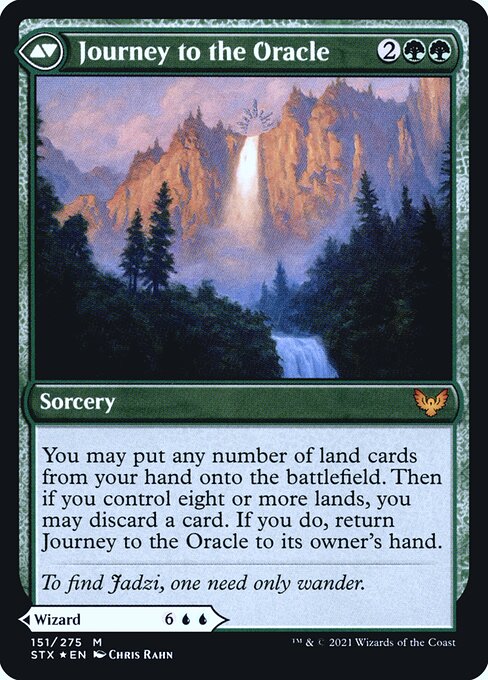 Jadzi, Oracle of Arcavios (151) [Prerelease Cards] Reverse