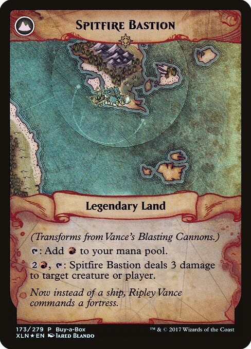 Vance's Blasting Cannons (173) [Buy-A-Box Promos] Reverse